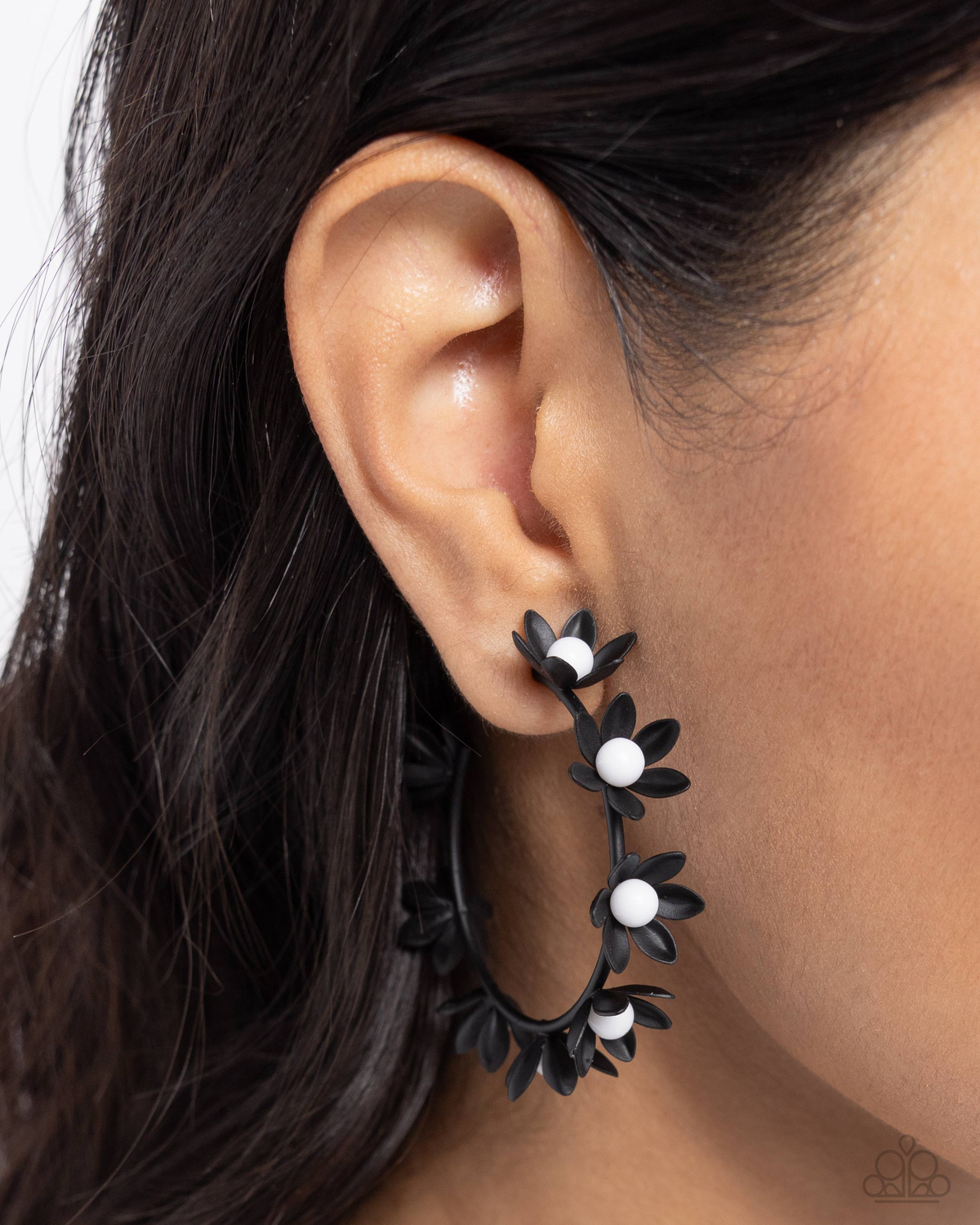 Flower Vine - Black