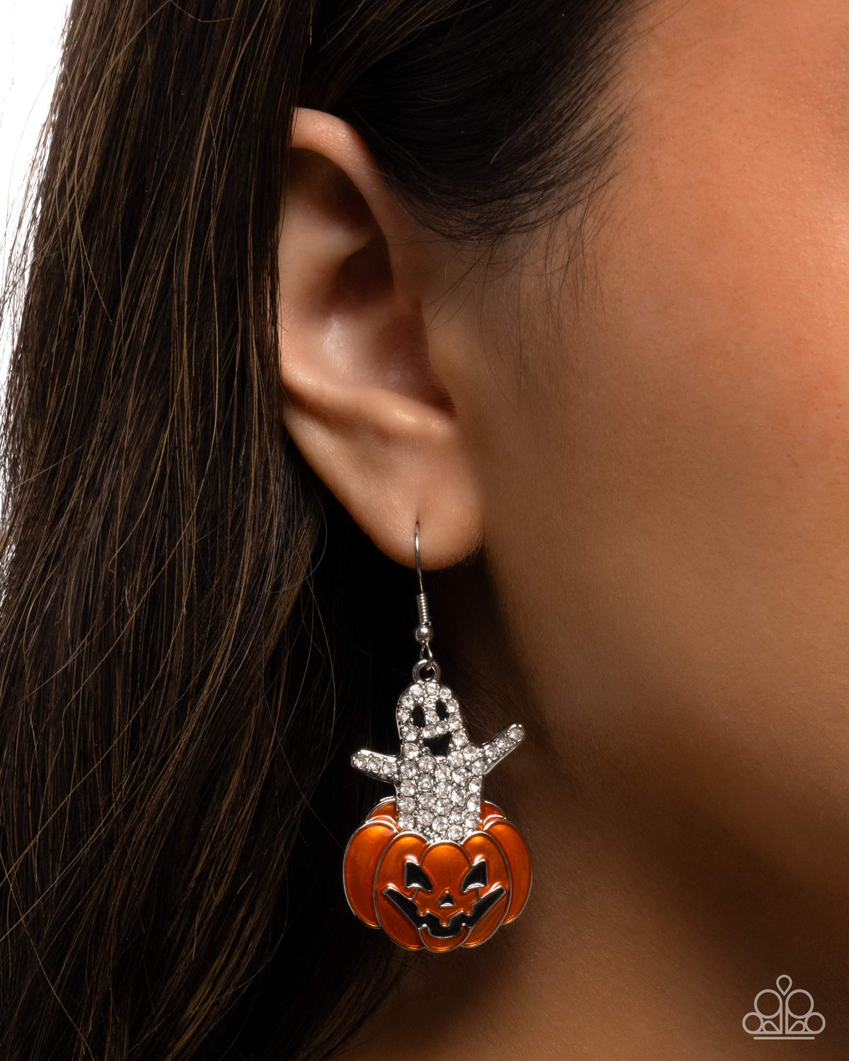 Spooky Statement - multi - paparazzi accessories earrings